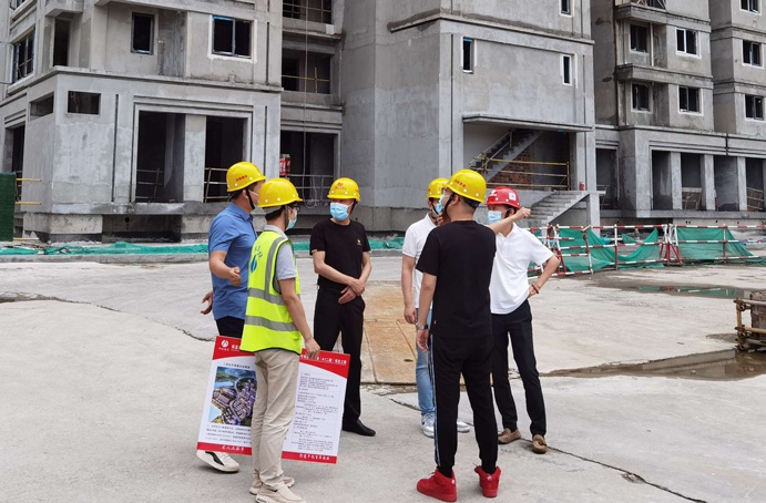 張世東先后前往公司杭州、蘇州、無錫三地房建項目檢查指導安全生產工作