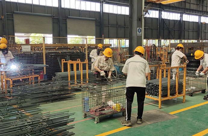 南昌市政建設(shè)集團一體化預制井蓋生產(chǎn)工藝流程