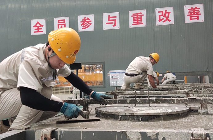 南昌市政建設(shè)集團一體化預制井蓋生產(chǎn)工藝流程